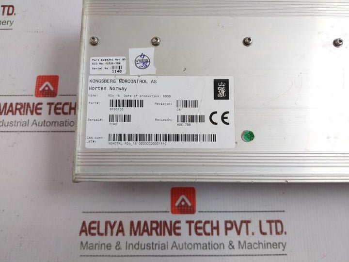 Remote Digital Output Module 8100155 Kongsberg Rdo-16