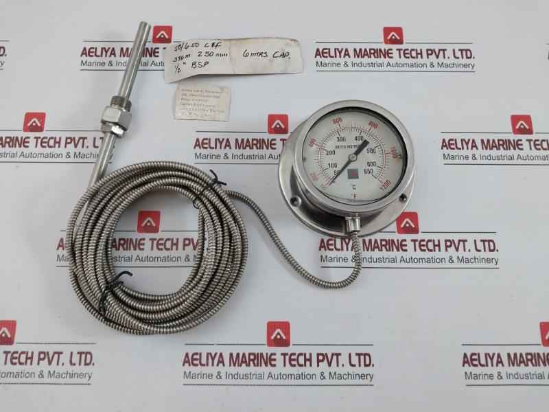 Remote Reading Temperature Gauge United Instrument 50-650˚C Sku:199833