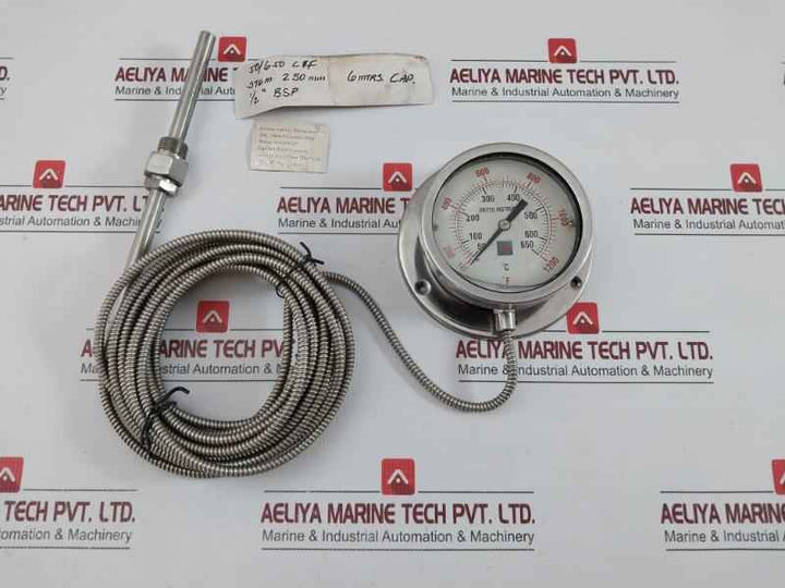 Remote Reading Temperature Gauge United Instrument 50-650˚C Sku:199833