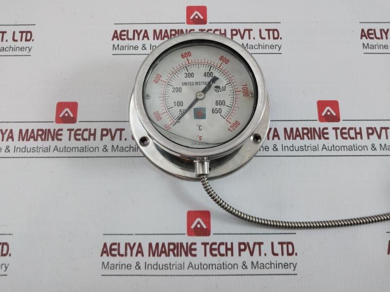 Remote Reading Temperature Gauge United Instrument 50-650˚C Sku:199833