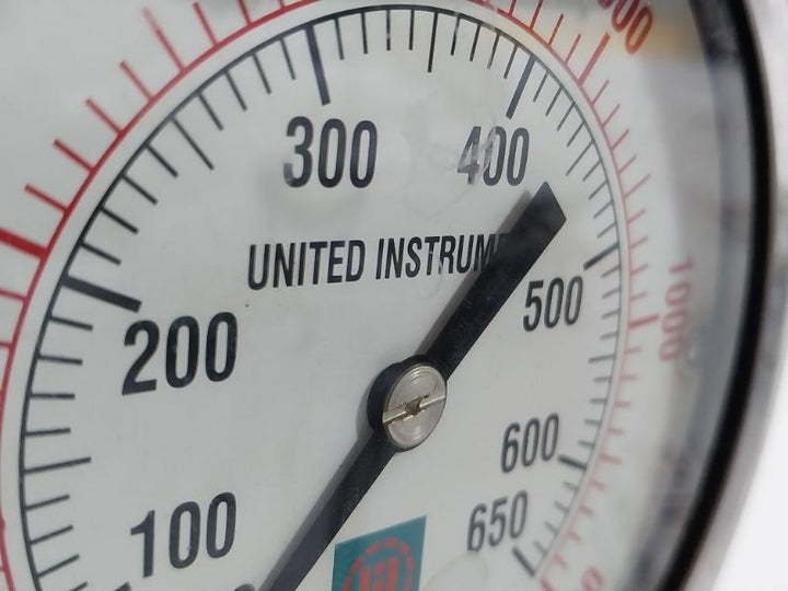 Remote Reading Temperature Gauge United Instrument 50-650˚C Sku:199833