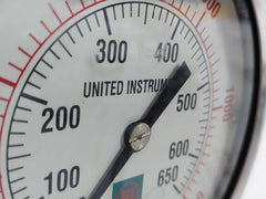 Remote Reading Temperature Gauge United Instrument 50-650˚C Sku:199833