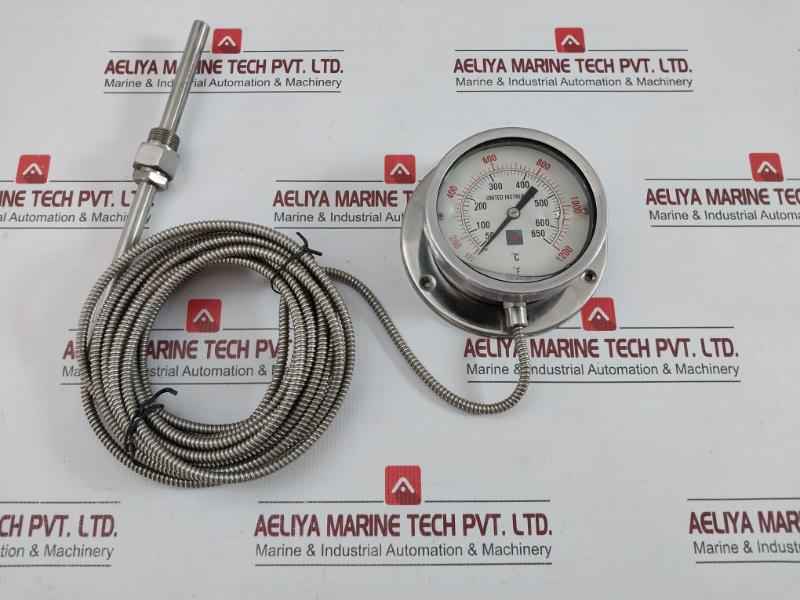 Remote Reading Temperature Gauge United Instrument 50-650˚C Sku:199833