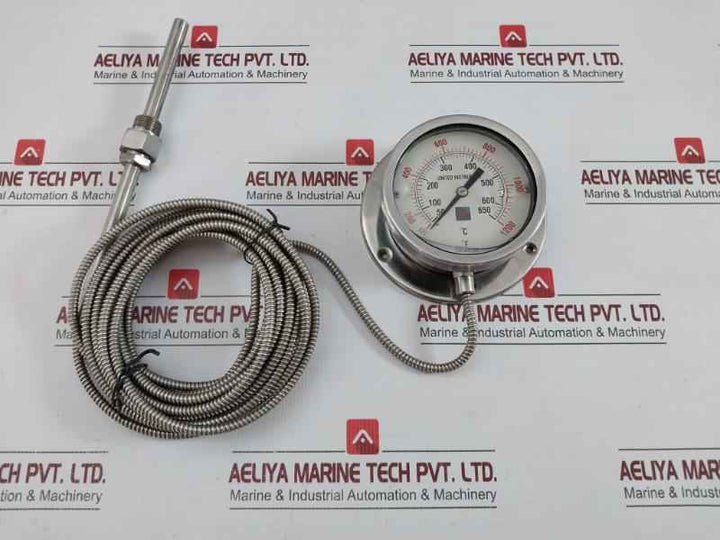 Remote Reading Temperature Gauge United Instrument 50-650˚C Sku:199833