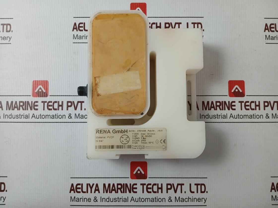 Rena 2391446 Flow Sensor Pvdf 24Vdc Ip65 7Bar 24L/Min