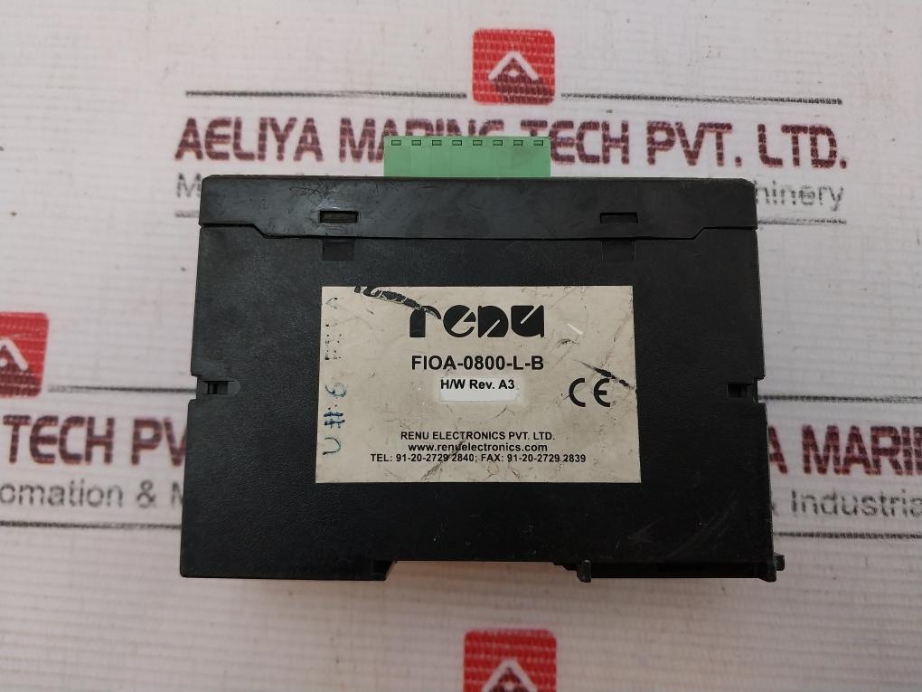 Renu Electronics Fioa-0800-l-b Analog Input Module Rev A3