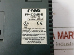 Renu Electronics Fp4030mr-e Keypad Based Hmi, Ci 5214286990