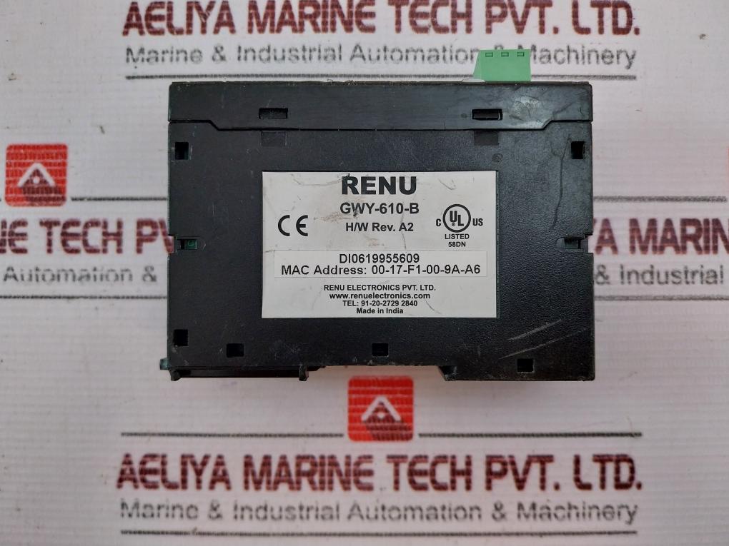 Renu Electronics Gwy-610-b Ethernet Gateway Protocol Converter