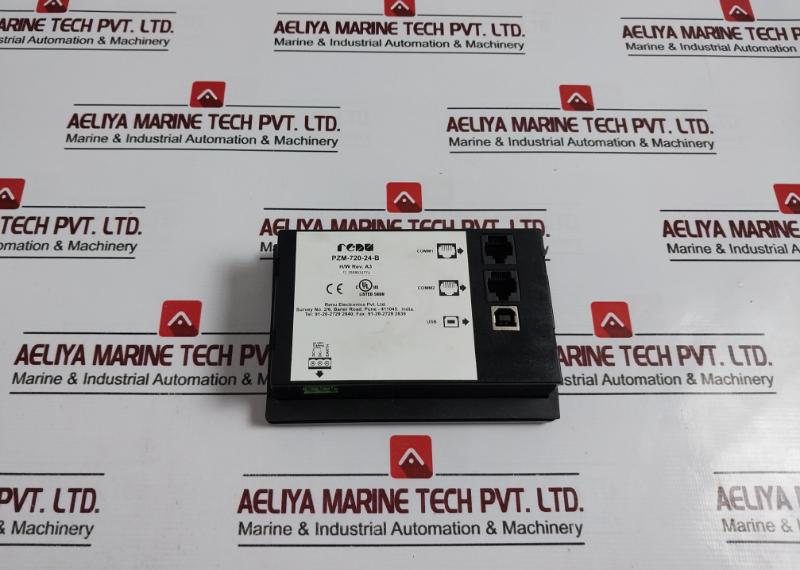 Renu Electronics Pzm-720-24-b Operator Interface Panel W/ Mounting Hardware Set