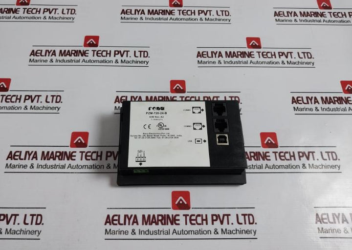 Renu Electronics Pzm-720-24-b Operator Interface Panel W/ Mounting Hardware Set