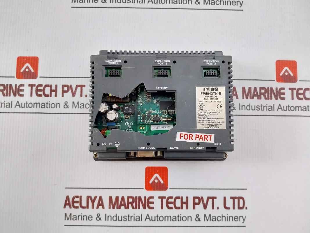 Renu Fp5043Tn-e Plc Touch Flexi Panel 00-17-f1-00-4D-52 (Not Working)