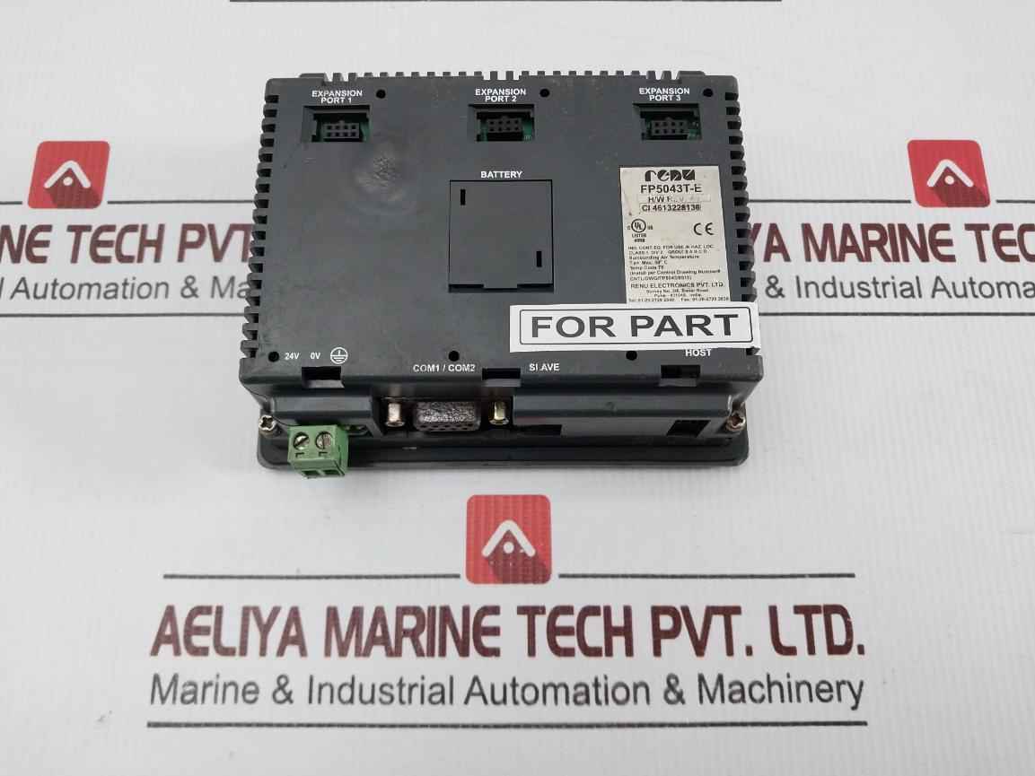 Renu Fp5043t-e Hmi Touch Panel Ci 4613228136 H/w Rev: A9
