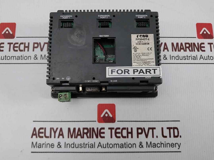 Renu Fp5043t-e Hmi Touch Panel Ci 4613228136 H/w Rev: A9
