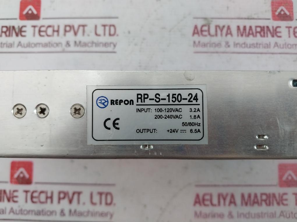 Repon Rp-s-150-24 Power Supply 100-120Vac 3.2A/200-240Vac 1.6A 50/60Hz