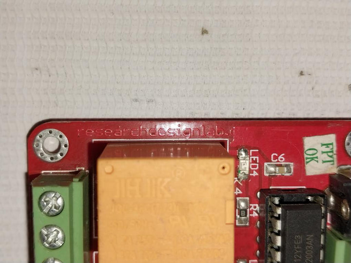 Research Design Lab Rdl/4Rb/15/001/V6.0 Usb Relay Board