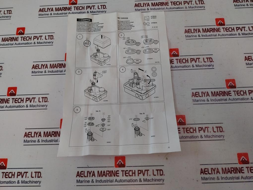 Resenso Pod20ml Ksp101 Potentiometer + Rotating Gear + Sauter Rotation-angle Cog Set