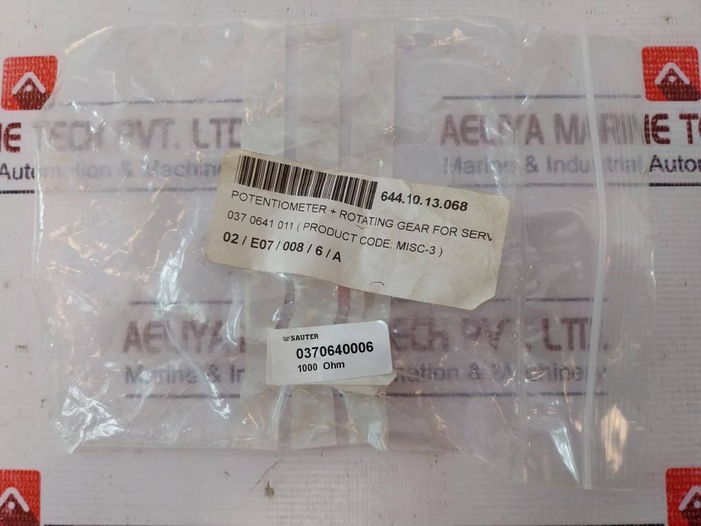 Resenso Pod20ml Ksp101 Potentiometer + Rotating Gear + Sauter Rotation-angle Cog Set