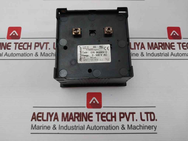 Revalco Eri 96 500V D Analog Voltmeter Panel Meter