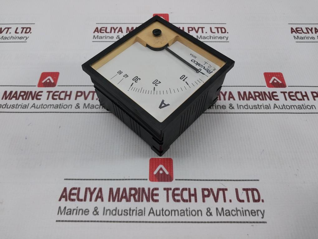 Revalco Eri 96 5A 2 Analog Panel Ammeter E248753 30/5A