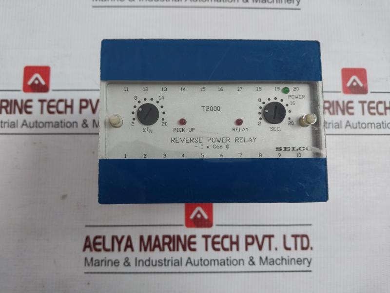 Reverse Power Relay T2000-02 Selco 50-60 Hz