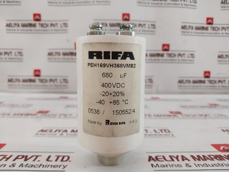 Revox Rifa Peh169Vh368Vmb2 Electrolytic Capacitor 400 Vdc 0538/150552/4 Pyb 7042