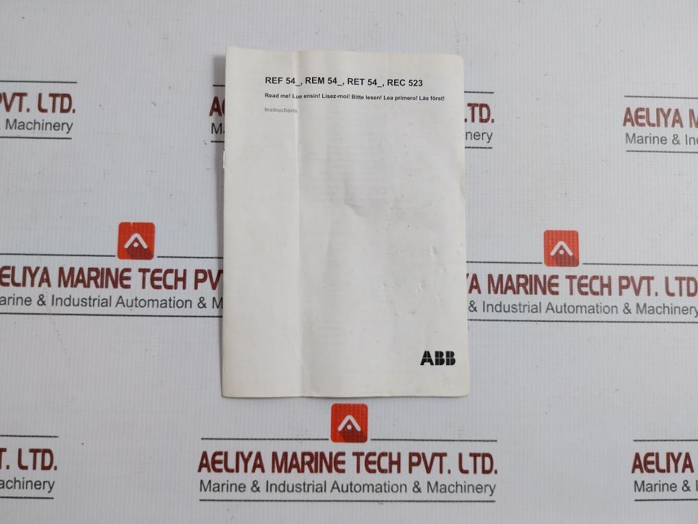 Rex521Ghhpsh07G Motor Protection Relay Abb