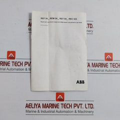 Rex521Ghhpsh07G Motor Protection Relay Abb