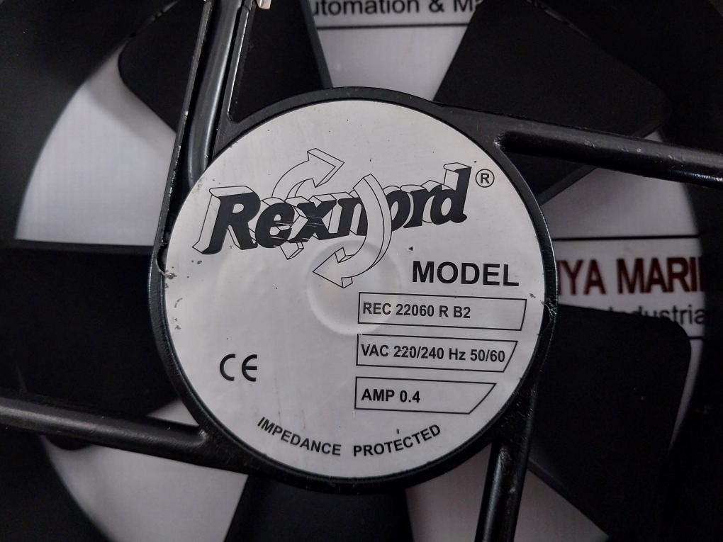 Rexnord Rec 22060 R B2 Ac Motor Fan 220/240V 50/60Hz