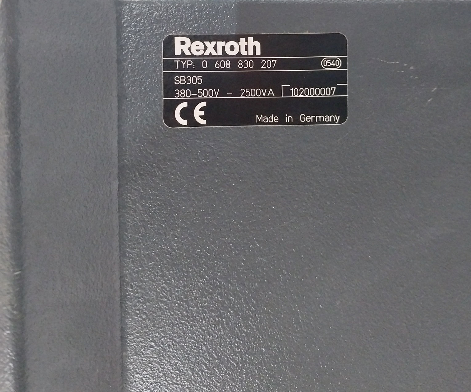 Rexroth 0-608-830-207 Servo Controller System 380-500V-2500Va Sb305