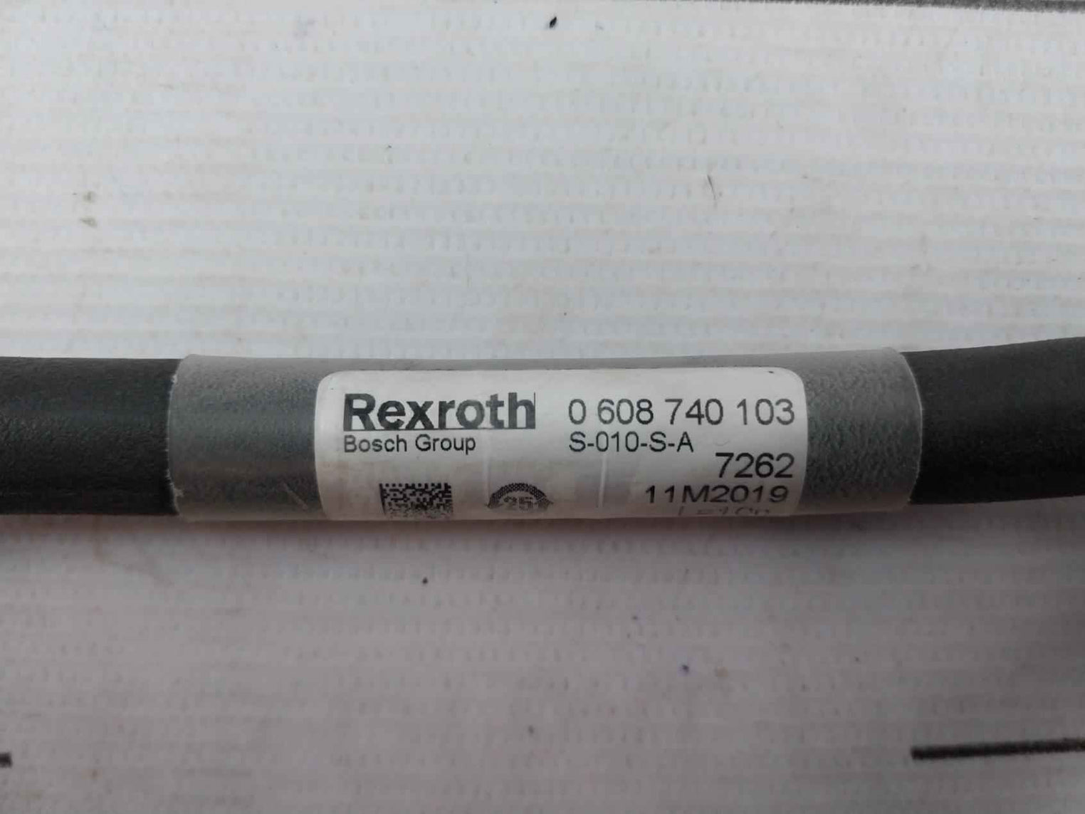 Rexroth 0 608 740 103 Connection Cable 2 Meter 11M2019 E63216-eb