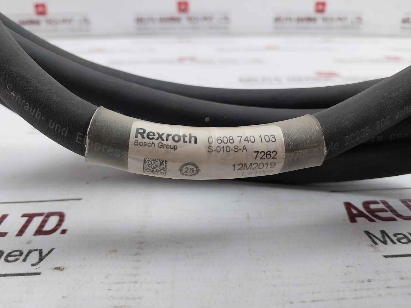 Rexroth 0 608 740 103 Connection Cable S-010-s-a, E63216-eb 4-meter 80C 300V