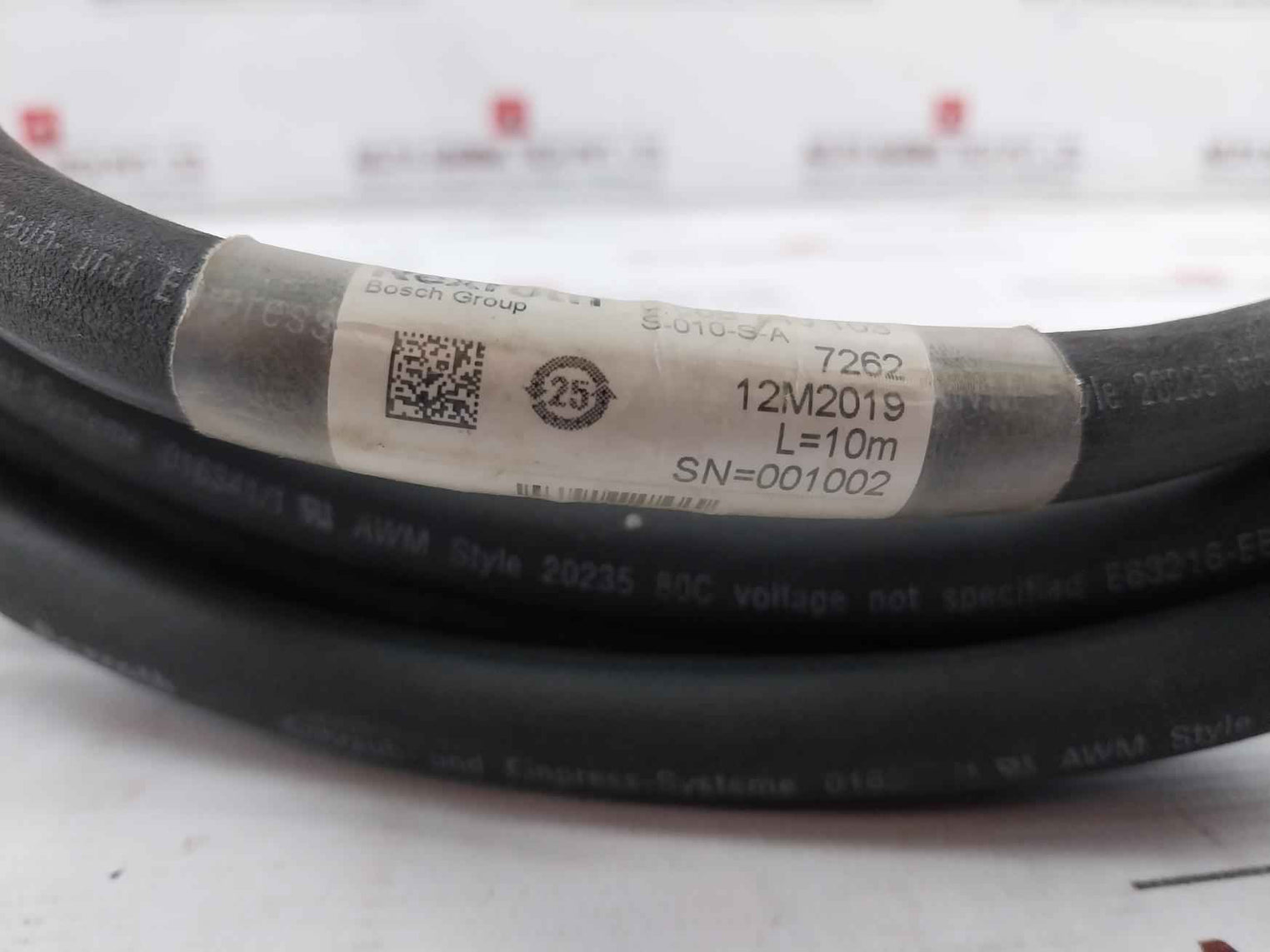 Rexroth 0 608 740 103 Connection Cable S-010-s-a, E63216-eb 4-meter 80C 300V