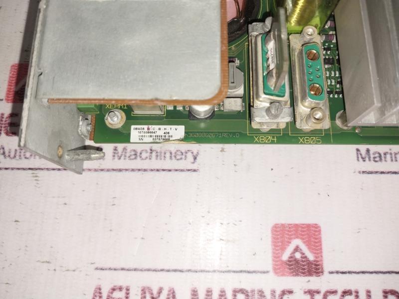 Rexroth 0 608 750 108 3-phase Servo Amplifier Module 330V 10A Dc Rev D