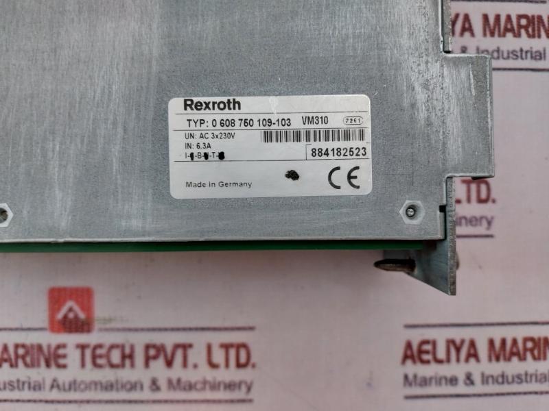Rexroth 0 608 750 109-103 Servo Power Supply Ac 3x230v