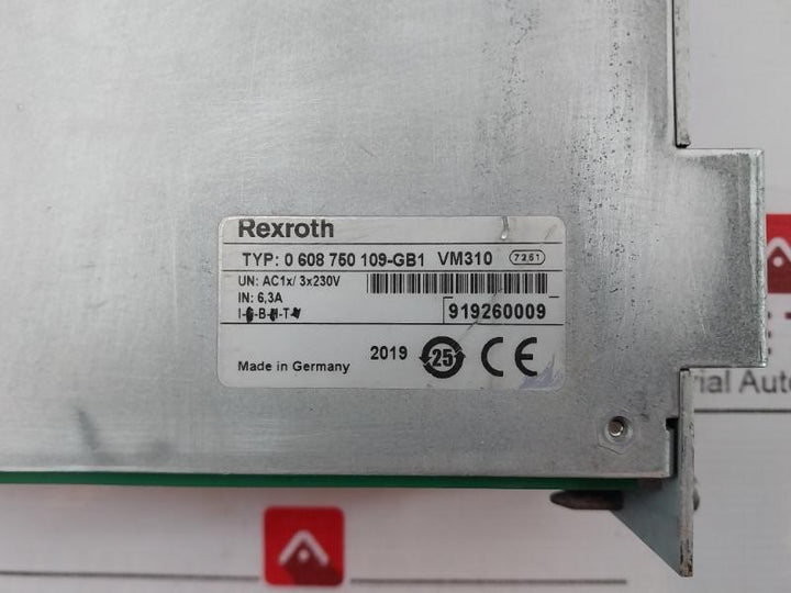 Rexroth 0 608 750 109-gb1 Supply Module 1070089067-301 Ac1X/3X230V