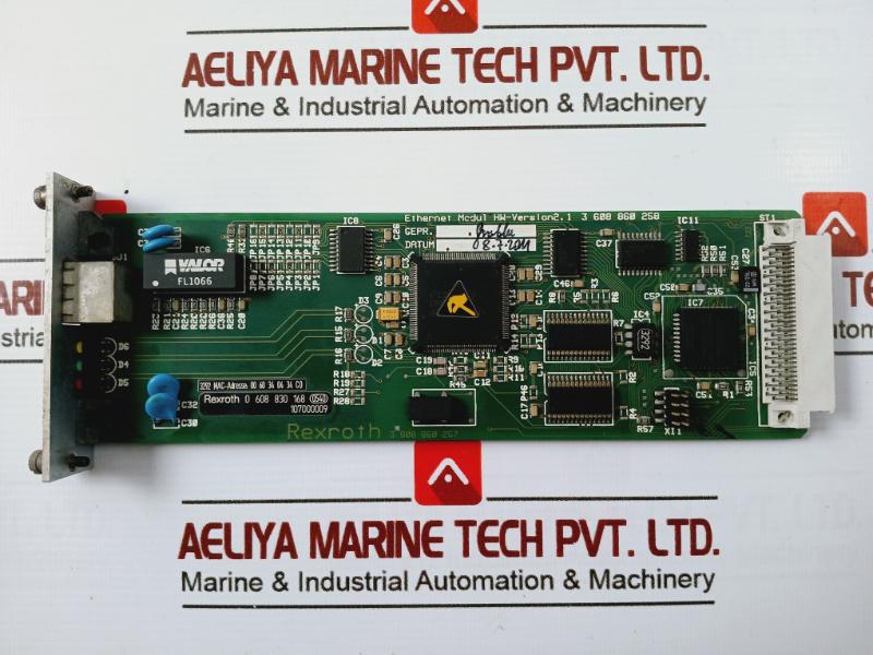 Rexroth 0 608 830 168 Plc Ethernet Module, Ver. 2.1