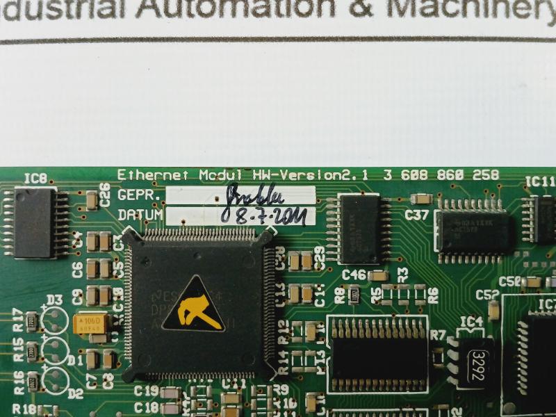 Rexroth 0 608 830 168 Plc Ethernet Module, Ver. 2.1