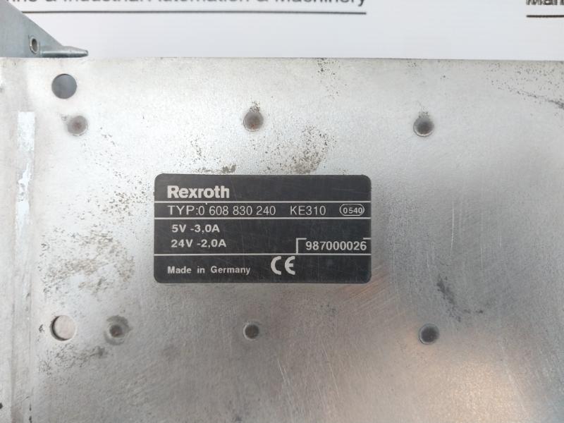 Rexroth 0 608 830 240 Communication Module, 5V-3.0A, 24V-2.0A
