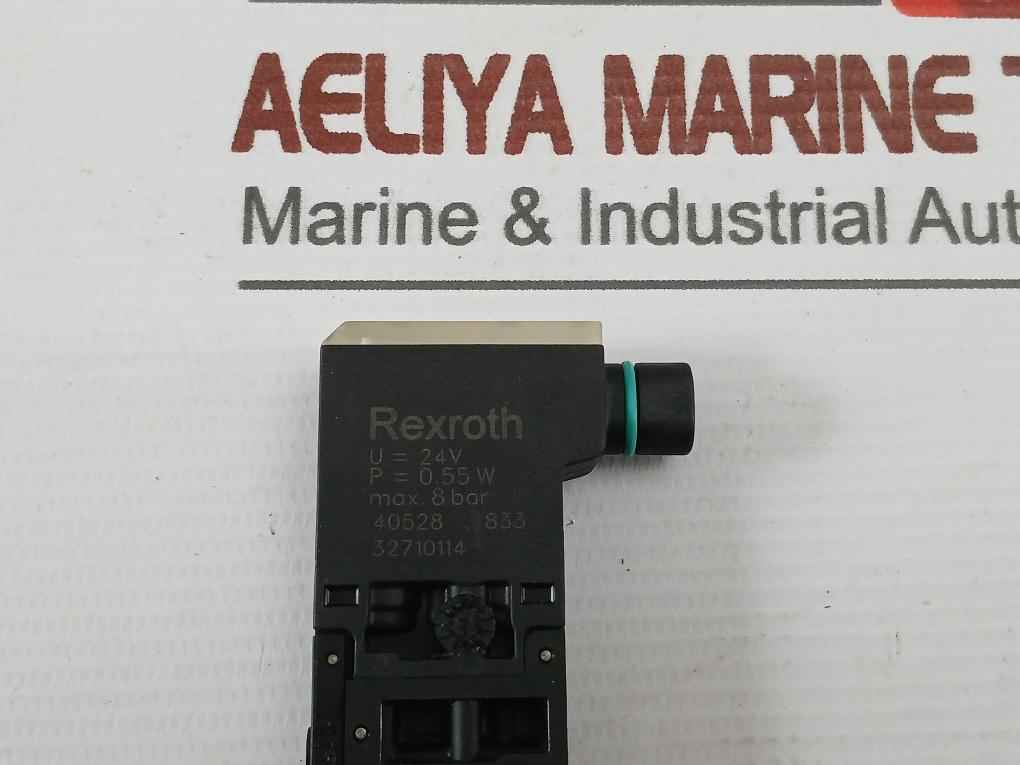 Rexroth 0 820 062 052 Pneumatic Solenoid Valve 24Vdc 0.55W 8Bar