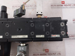 Rexroth 0821 100 103 Pneumatic Control Unit With Valve Regulator Switch 24Vdc