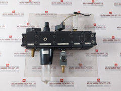Rexroth 0821 100 103 Pneumatic Control Unit With Valve Regulator Switch 24Vdc