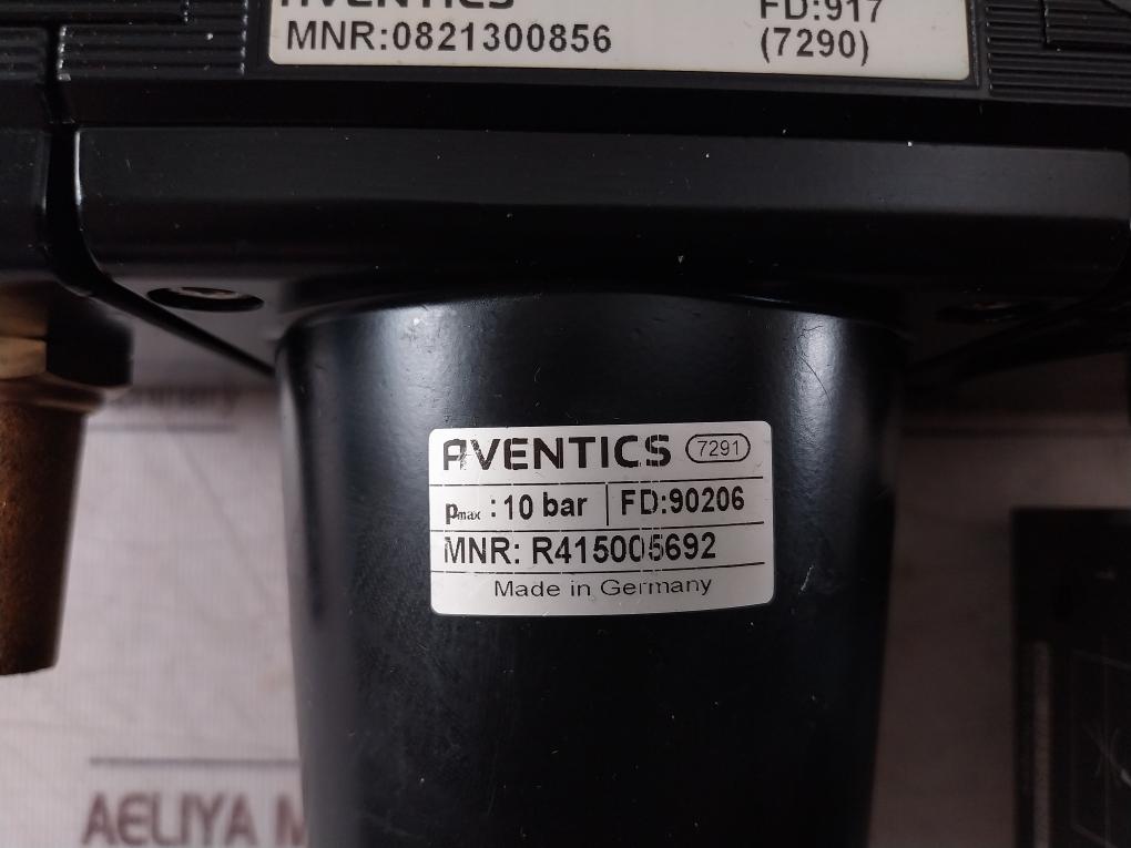 Rexroth 0821 100 103 Pneumatic Control Unit With Valve Regulator Switch 24Vdc