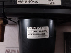 Rexroth 0821 100 103 Pneumatic Control Unit With Valve Regulator Switch 24Vdc