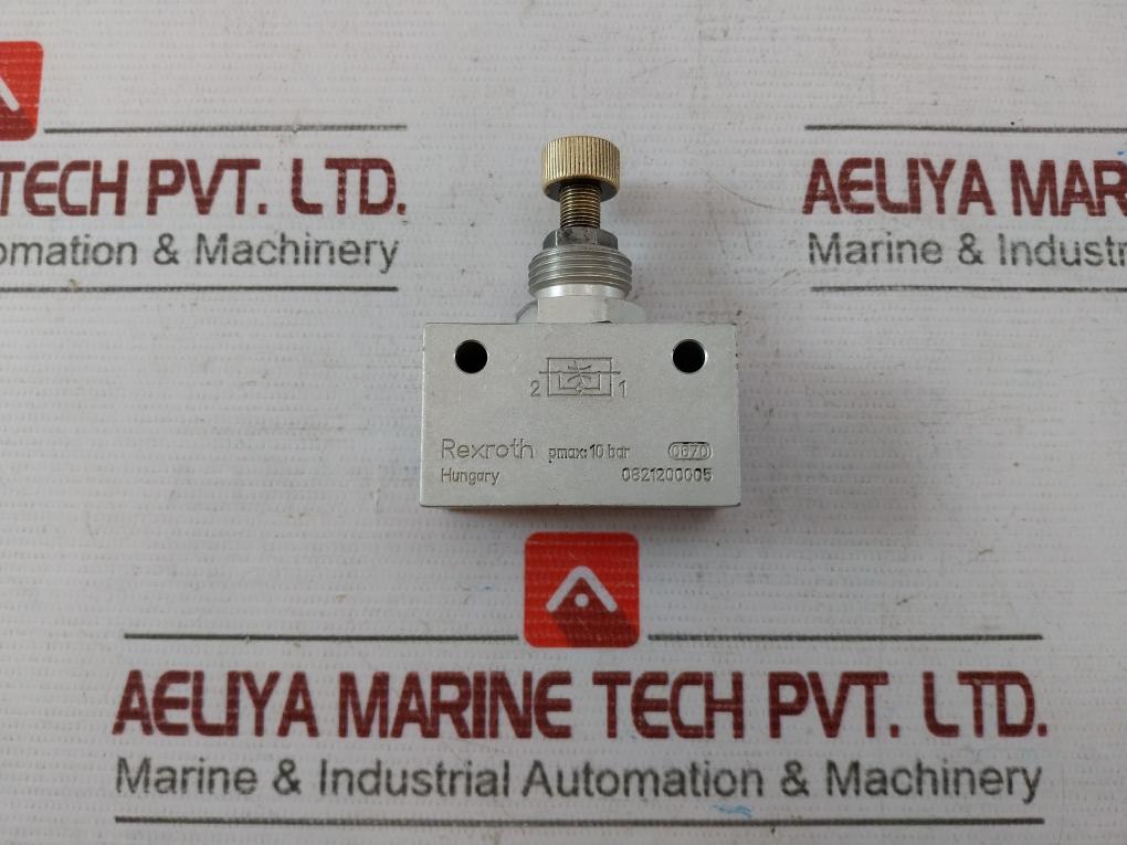 Rexroth 0821200005 Flow Control Valve 10 Bar