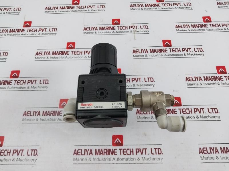 Rexroth 0821302501 Pressure Regulator 0-12 Bar 0-175 Psi