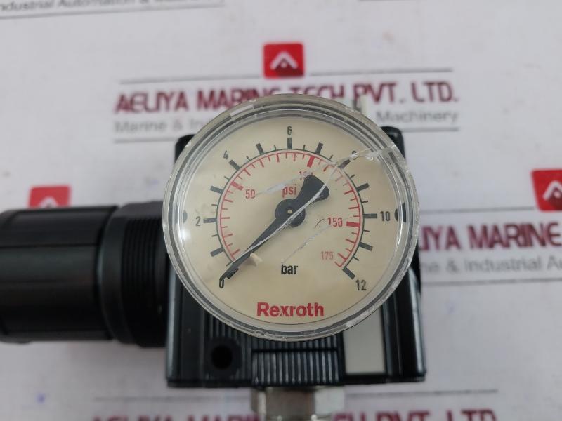 Rexroth 0821302501 Pressure Regulator 0-12 Bar 0-175 Psi