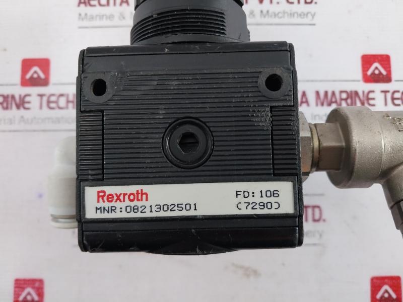 Rexroth 0821302501 Pressure Regulator 0-12 Bar 0-175 Psi