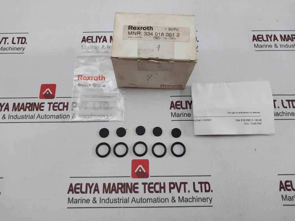Rexroth 3340180012 Pneumatic Valve Repair Kit 11W14