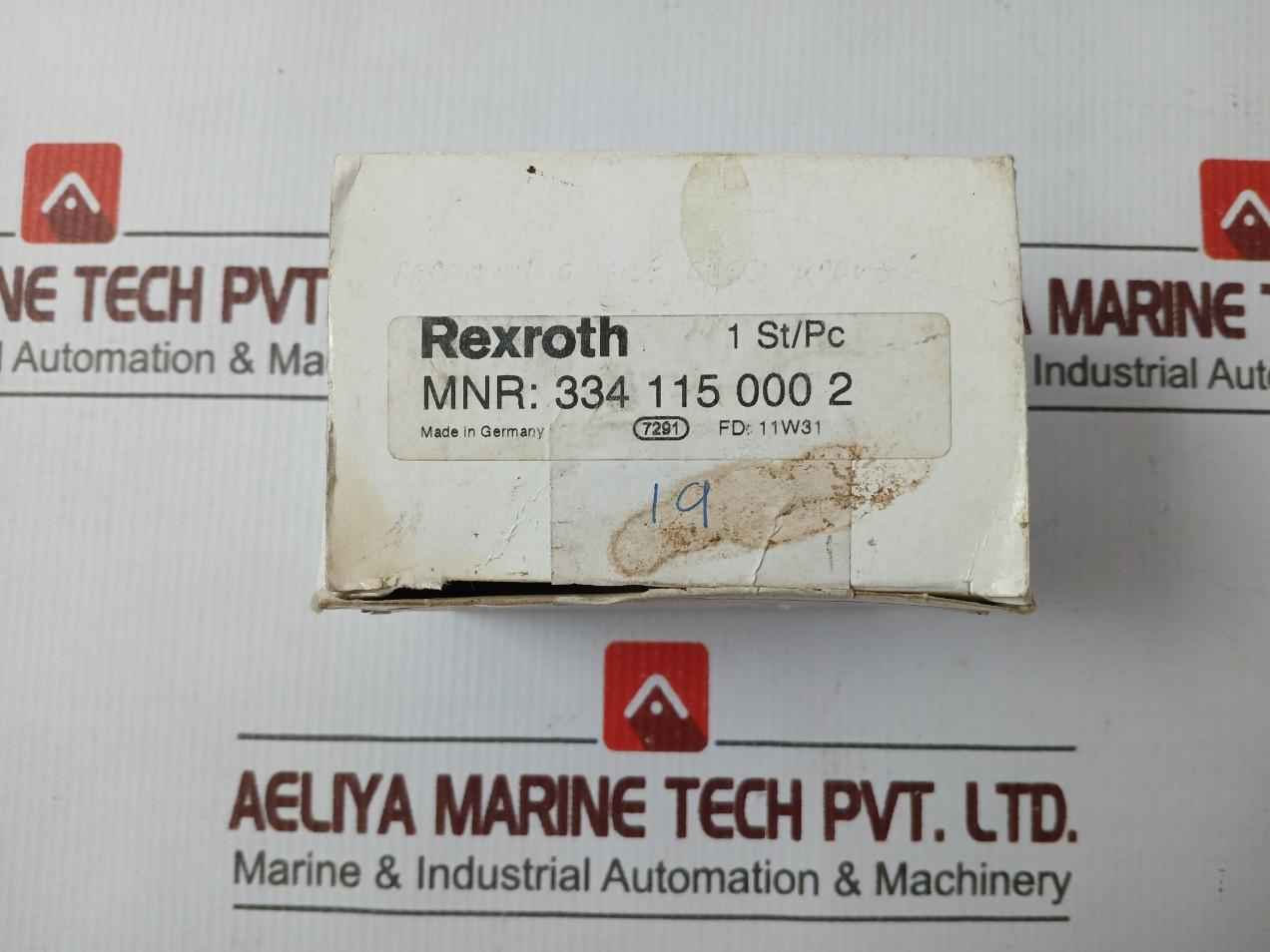 Rexroth 334 115 000 2 Repair Kit For Orifice Check V/V 334.115.055.0