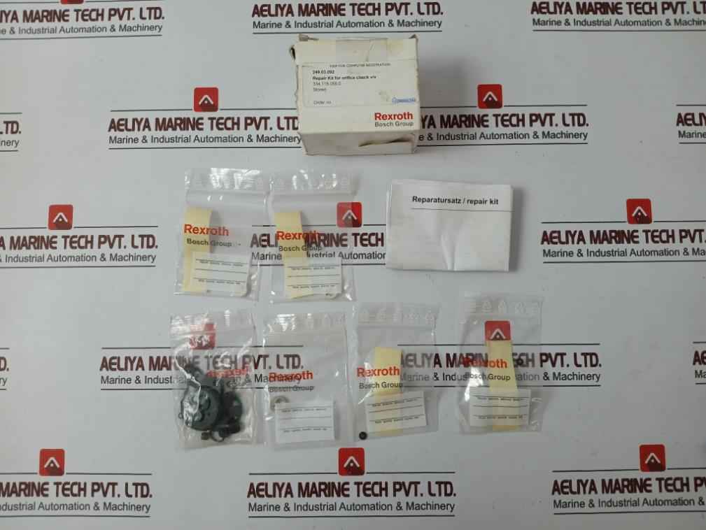 Rexroth 334 115 000 2 Repair Kit For Orifice Check V/V 334.115.055.0